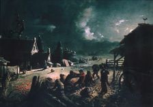 Corn Husking, ca. 1863-64. Creator: David Gilmour Blythe