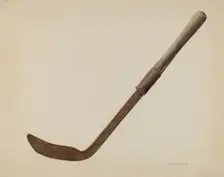 Corn Knife, 1938. Creator: Herman O. Stroh