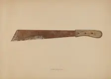 Corn Knife, 1939. Creator: Walter Praefke