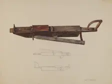 Corn Planter, c. 1938. Creator: Max Fernekes