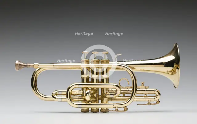 Cornet owned by Maxine Sullivan, 1977. Creator: F. E. Olds.