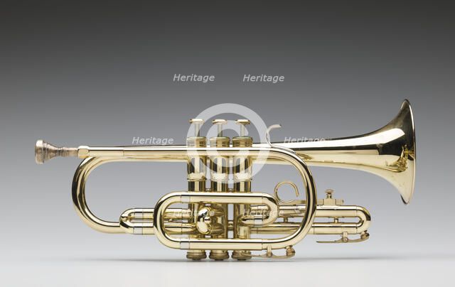 Cornet owned by Maxine Sullivan, 1977. Creator: F. E. Olds.