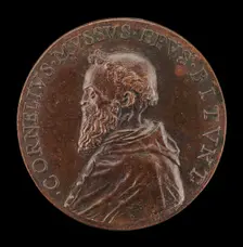 Cornelio Musso, 1511-1574, Franciscan Monk and Bishop of Bitonto 1547 [obverse], mid 16th cent. Creator: Unknown