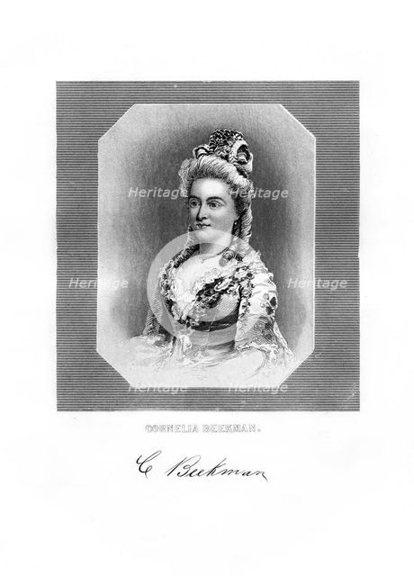 Cornelia Beekman, American patriot, 19th century. Artist: Unknown