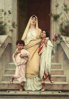 Cornelia, Mother of the Gracchi, 1885. Creator: Boulanger, Gustave Clarence Rodolphe (1824-1888)