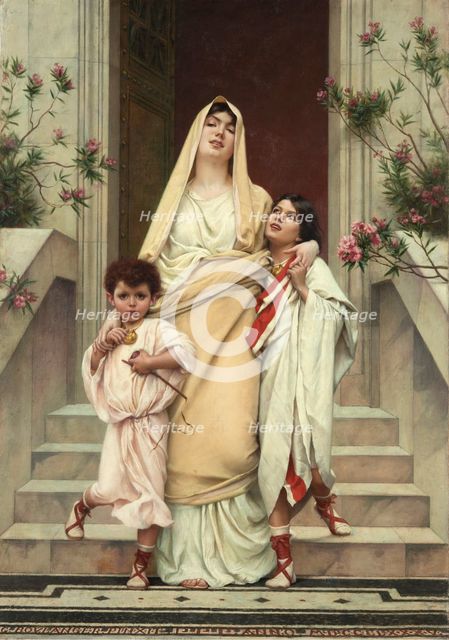 Cornelia, Mother of the Gracchi, 1885. Creator: Boulanger, Gustave Clarence Rodolphe (1824-1888).