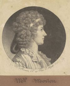 Cornelia Schuyler Morton, 1797-1798. Creator: Charles Balthazar Julien Févret de Saint-Mémin