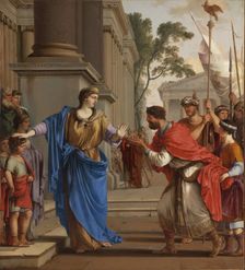 Cornelia rejects the crown of the Ptolemies, 1646. Creator: La Hyre, Laurent, de (1606-1656)