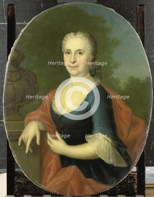 Cornelia van Schuylenburgh (1703-84), Wife of Diederik van Bleyswijk, 1761. Creator: Conrad Kuster.
