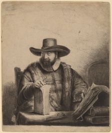 Cornelis Claesz Anslo, 1641. Creator: Rembrandt Harmensz van Rijn