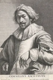Cornelis Saftleven. From Icones principum virorum ('The Iconography'), before 1641. Creator: Lucas Vorsterman