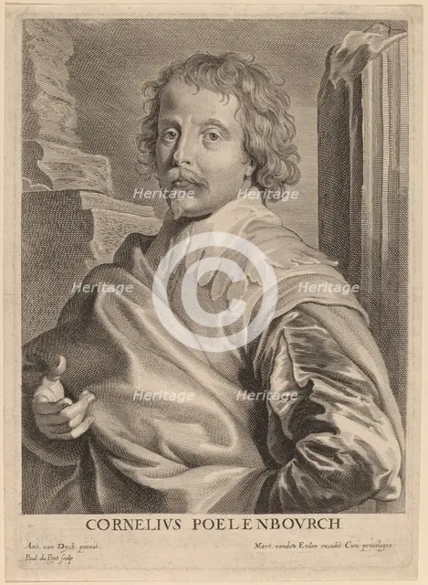 Cornelis van Poelenburgh, probably 1626/1641. Creator: Paulus Pontius.