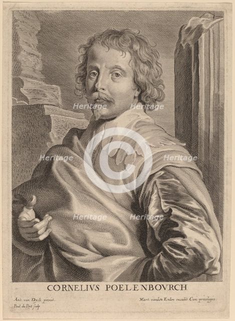 Cornelis van Poelenburgh, probably 1626/1641. Creator: Paulus Pontius.