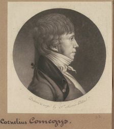 Cornelius Comegys, 1802. Creator: Charles Balthazar Julien Févret de Saint-Mémin