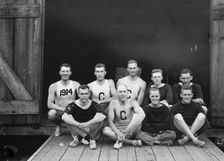 Cornell - Varsity crew 1912, 1912. Creator: Bain News Service