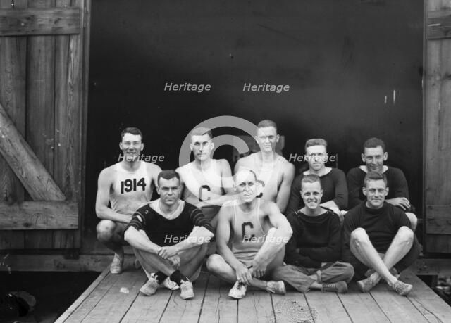 Cornell - Varsity crew 1912, 1912. Creator: Bain News Service.