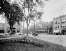 Corner of Main and St. Paul streets, Burlington, Vt., c.between 1910 and 1920. Creator: Unknown