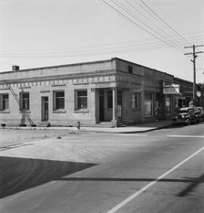 Corner of main street, Tenino, Thurston County, Western Washington, . Creator: Dorothea Lange