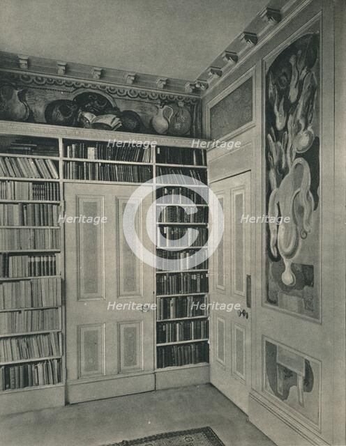 'Corner of Mrs. St. John Hutchinson's Drawing Room, Regent's Park. Panels by Duncan Grant', 1928. Artist: Unknown.
