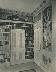 Corner of Mrs. St. John Hutchinson's Drawing Room, Regent's Park. Panels by Duncan Grant 1928