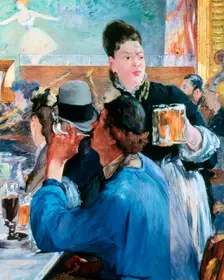 Corner of a Cafe Concert 1878-1880. Artist: Edouard Manet