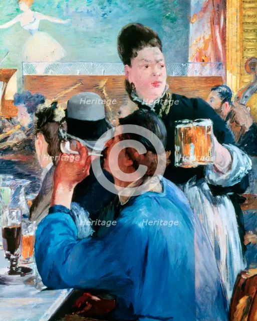 'Corner of a Cafe Concert', 1878-1880. Artist: Edouard Manet