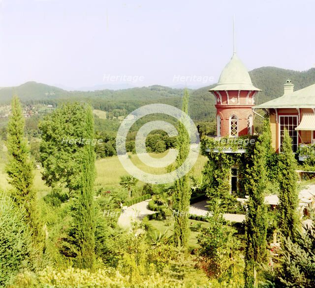 Corner of a dacha, between 1905 and 1915. Creator: Sergey Mikhaylovich Prokudin-Gorsky.