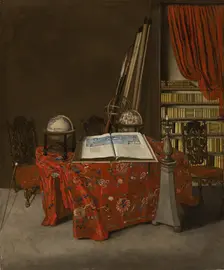 Corner of a Library, 1711. Creator: Jan van der Heyden