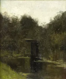 Corner of a Pond near Breukelen, 1888. Creator: Richard Roland Holst