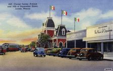Corner of Juarez Avenue and 16th of September Street, Juarez, Mexico, 1943