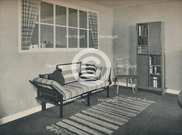 'Corner of living room designed by Prof. Karl Pullich', 1928. Artist: Unknown.