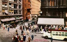 Corner of State and Monroe Streets, Chicago, Illinois, USA, 1915