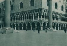 Corner of the Doge's Palace on the Piazzetta di San Marco, Venice, Italy, 1927. Artist: Eugen Poppel