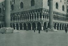 Corner of the Doge's Palace on the Piazzetta di San Marco, Venice, Italy, 1927. Artist: Eugen Poppel