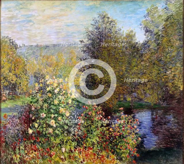 Corner of the Garden at Montgeron, 1877. Creator: Claude Monet.