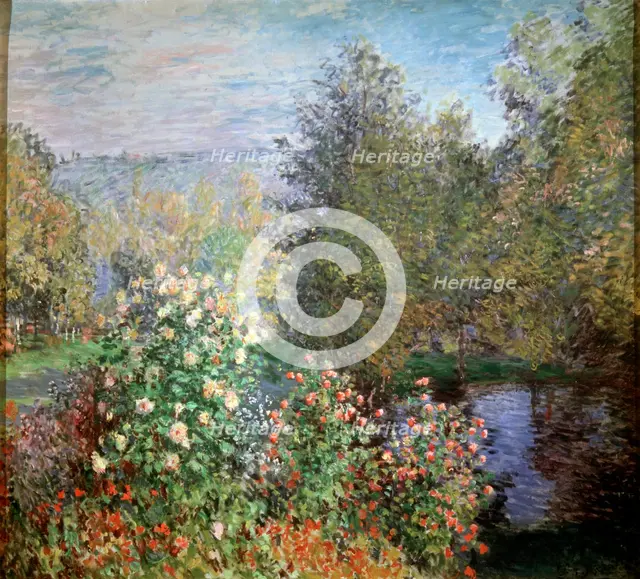 'Corner of the Garden at Montgeron', c1876.  Artist: Claude Monet