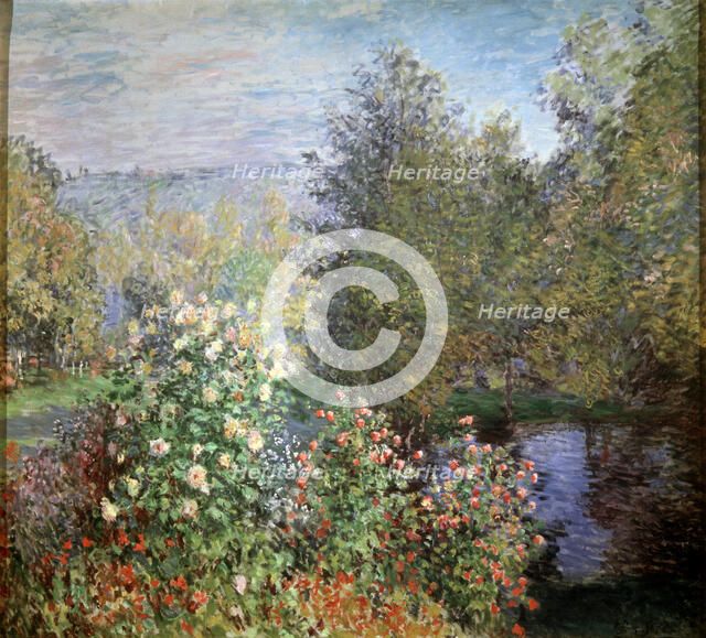 'Corner of the Garden at Montgeron', c1876.  Artist: Claude Monet