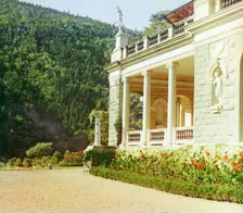 Corner of the Likanskii palace, between 1905 and 1915. Creator: Sergey Mikhaylovich Prokudin-Gorsky