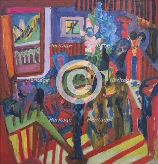 Corner of the studio, 1920. Creator: Kirchner, Ernst Ludwig (1880-1938).