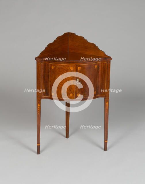 Corner Basin Stand, 1790/1800. Creator: Unknown.
