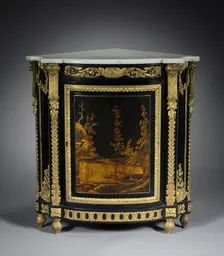 Corner Cabinet, c. 1765- 1770. Creator: René Dubois (French, 1737-1798)