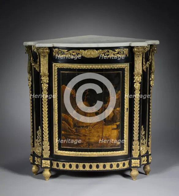 Corner Cabinet, c. 1765-1770. Creator: René Dubois (French, 1737-1798).