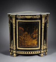 Corner Cabinet, c. 1765-1770. Creator: René Dubois (French, 1737-1798)