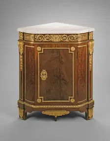 Corner Cabinet, France, c. 1785. Creator: Jean Henri Riesener