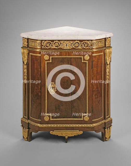 Corner Cabinet, France, c. 1785. Creator: Jean Henri Riesener.