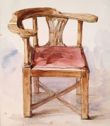 Corner Chair, c1837-1867. Creator: John Phillip