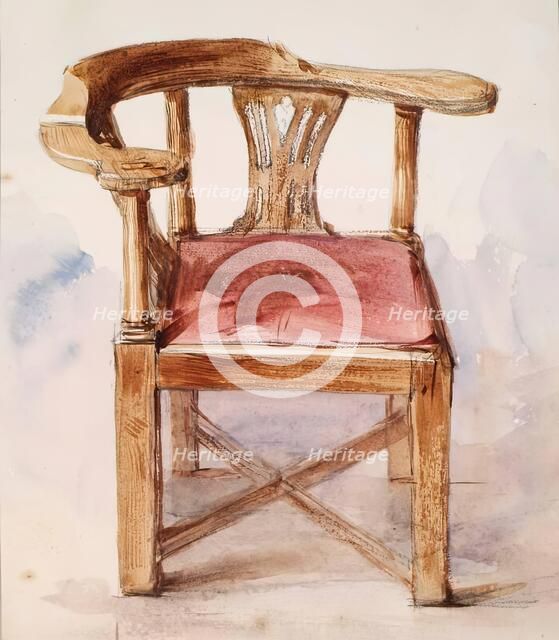 Corner Chair, c1837-1867. Creator: John Phillip.