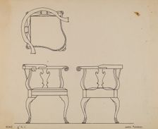 Corner chair, probably 1936. Creator: Lorenz Rothkranz