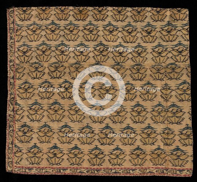 Corner Fragment of a Shawl, late 1700s. Creator: Unknown.