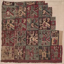 Corner Fragment, Probably from a Tunic, 700-1100 A.D.. Creator: Unknown